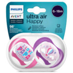 پستانک  ارتودنسی  اولترا ایر 6-18 ماه طرح آی لاو پاپا اونت Avent