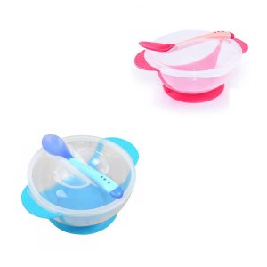 کاسه درب دار به همراه قاشق حرارتی چیکو Chicco