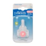 سر شیشه باریک دو عددی +0 ماه دکتر براونز DR.Brown's