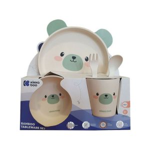 ست ظرف غذا بامبو طرح دار کیکابو Kikka boo