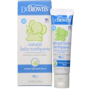 خمیر دندان سیب و گلابی کودک دکتر براونز DR.Brown’s