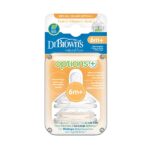 سر شیشه پهن دو عددی +6 ماه دکتر براونز DR.Brown's