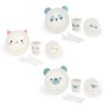 ست ظرف غذا بامبو طرح دار کیکابو Kikka boo