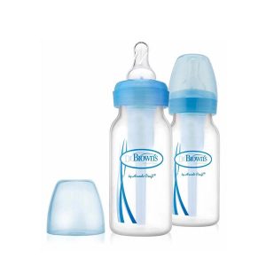 شیشه شیر دو عددی طلقی 120 میلی لیتر دکتر براونز DR.Brown’s