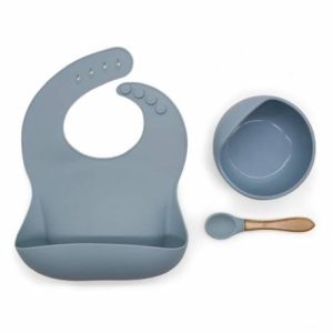 ست 3 تکه تمام سیلیکون غذاخوری کودک Little Wallaby