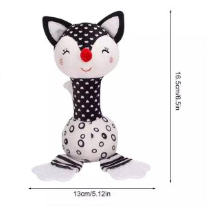 جغجغه سوسیسی سیاه و سفید حیوانات تولولو Tololo