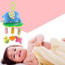 آویز کریر و کالسکه جغجغه ای هپی مانکی Happy Monkey