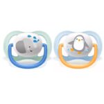 پستانک 0-6 ماه اولترا ایر  طرح پنگوئن اونت Avent