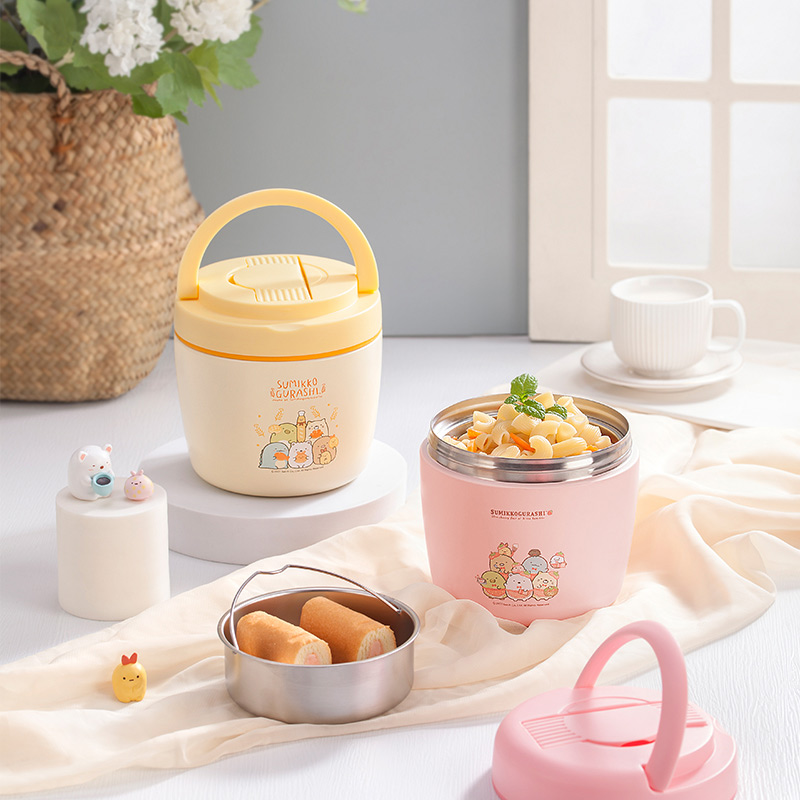 فلاسک غذای بچه گانه 970 میل طرح سومیکو پینکا Pinkah