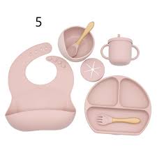 ست ظرف غذای سیلیکونی کودک 7 تکه