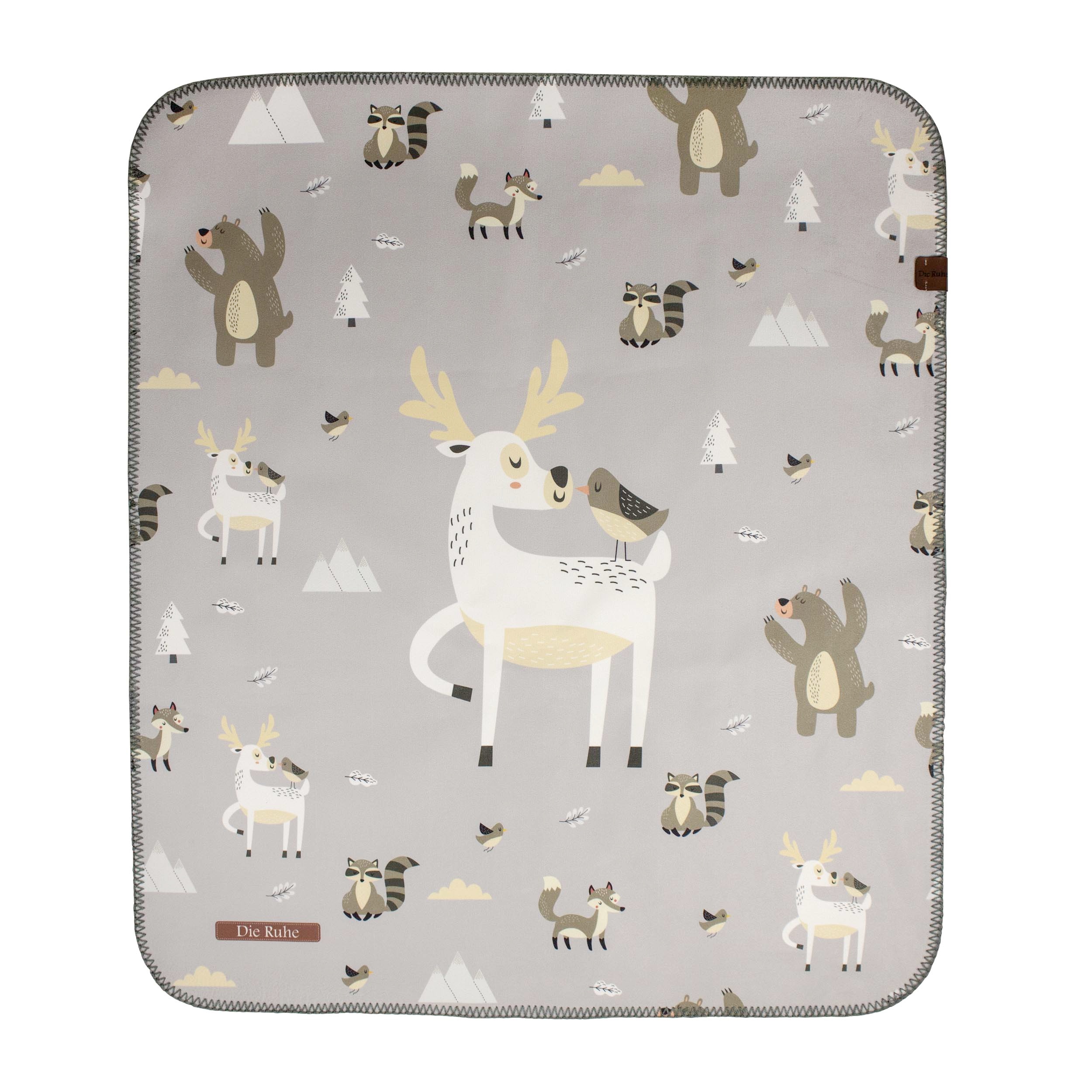 زیرانداز تعویض نوزاد طرح گوزن دی روحه Die Ruhe