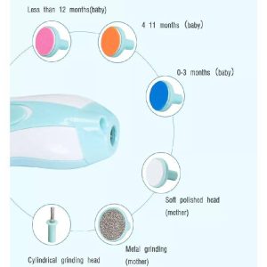 سوهان برقی 6 تکه قاب دار کودک و بزرگسال