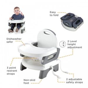 صندلی غذاخوری پرتابل با قابلیت تنظیم ارتفاع کودک ماستلا mastela