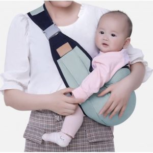 آغوشی توری نوزادی مدل یک طرفه مناسب شیردهی بیبی اسلینگ BABY SLING