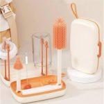 برس شیشه شور سیلیکونی و آبچکان چیکو Chicco