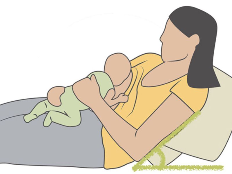 پوزیشن صحیح شیردهی نوزاد