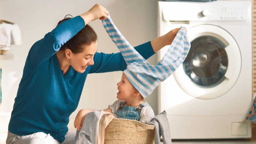 ویژگی شوینده لباس کودک