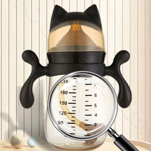 لیوان آبمیوه خوری سوپاپ دار 240 میلی لیتر طرح هی اور شی DOUDANER