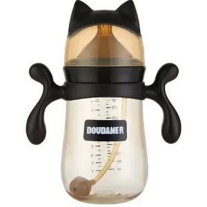 لیوان آبمیوه خوری سوپاپ دار 240 میلی لیتر طرح هی اور شی DOUDANER