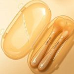 قاشق سیلیکونی 2 عددی قاب دار طرح هی اور شی HEORSHE