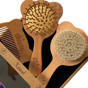 ست شانه و برس 3 تکه خرسی چیکو chicco