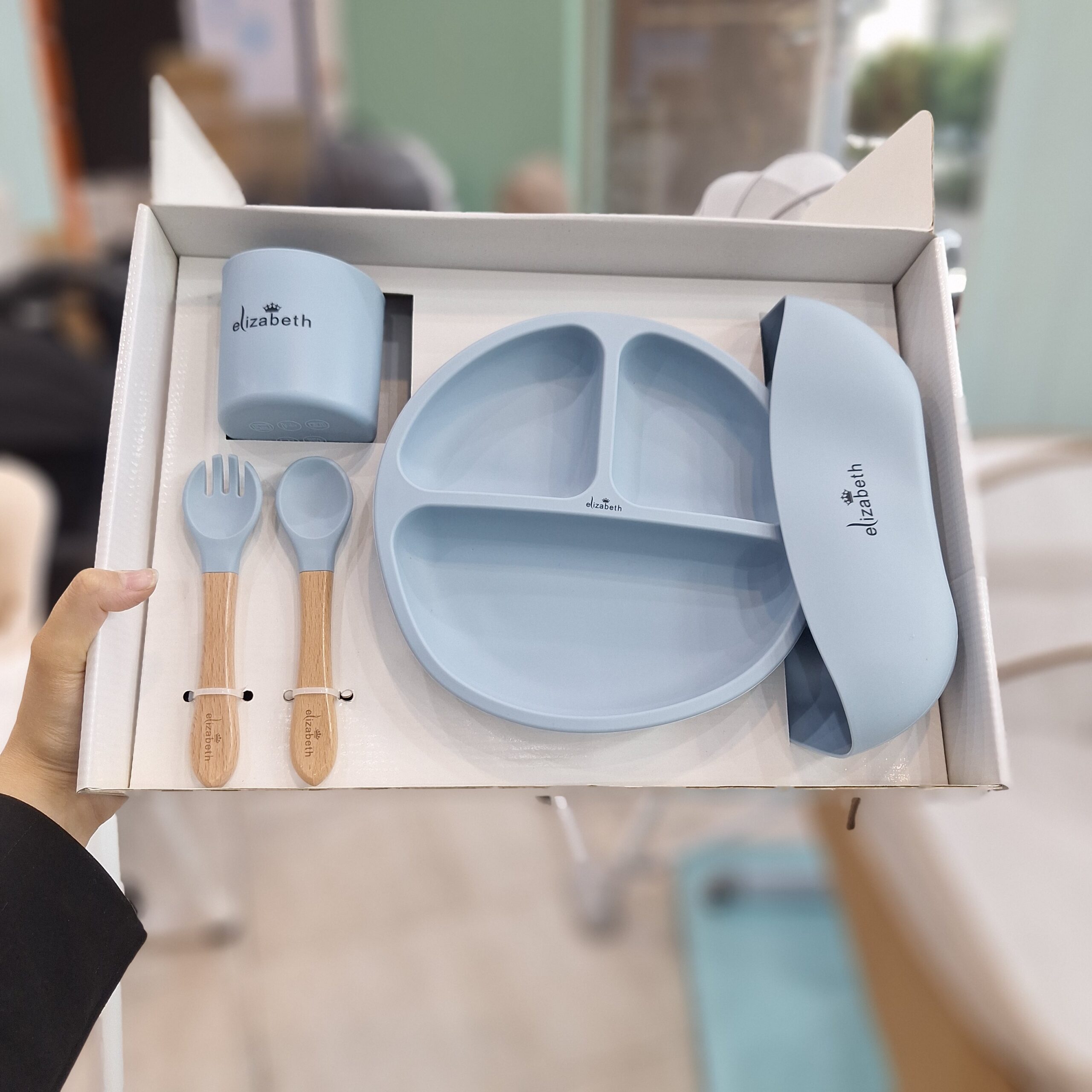 ظرف غذا سیلیکونی برند الیزابت elizabeth