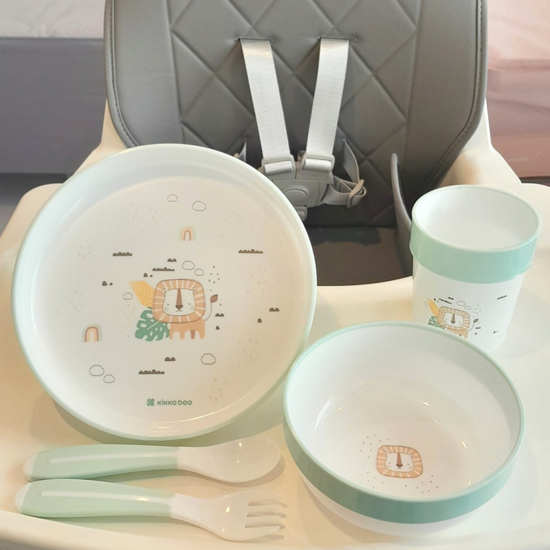 ست ظرف غذای بچه گانه ملامین مدل ساوانا کیکابو KikkaBoo
