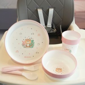 ست ظرف غذای بچه گانه ملامین مدل ساوانا کیکابو KikkaBoo