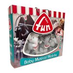 آویز تخت نوزاد موزیکال کوکی طرح فیل بیبی فان Baby Fun