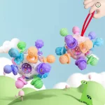 اسباب بازی دست ورزی و دندانگیردار دو رنگ طرح فضایی