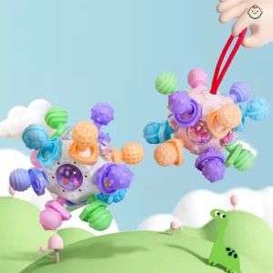 اسباب بازی دست ورزی و دندانگیردار دو رنگ طرح فضایی