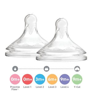 سر شیشه پهن دو عددی +0 ماه دکتر براونز DR.Brown’s