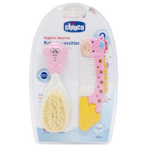 شانه و برس نوزاد طرح زرافه چیوکو chioco