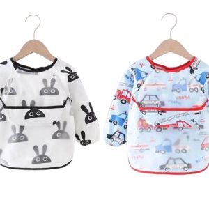 پیشبند آستین دار و جیب دار کودک