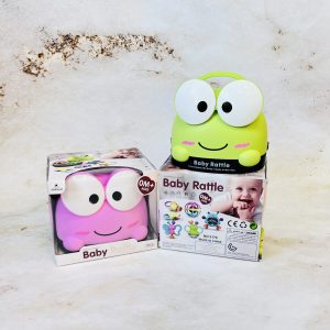 ست جغجغه دو منظوره طرح قورباغه لیتل تین لوک Little tin lok