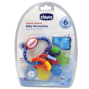 دندان گیر نوزادی طرح دسته کلید ژله ای چیوکو CHIOCO