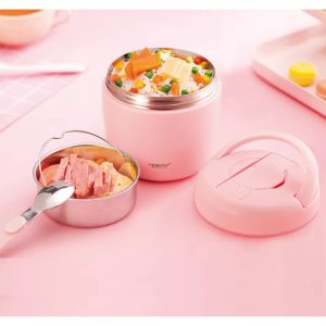 فلاسک غذای بچه گانه 970 میل طرح سومیکو پینکا Pinkah