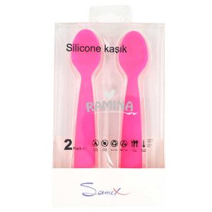 قاشق سیلیکونی نوزاد 2 عددی سامکس Samex