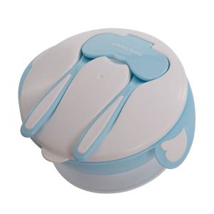 ظرف غذای درب دار با قاشق و چنگال کیکابو Kikka boo