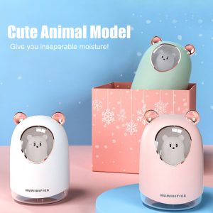 دستگاه بخور سرد عروسکی حجم 300 میل چراغ دار