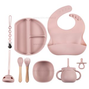 ست غذاخوری سیلیکونی 10 تکه  برند خارجی