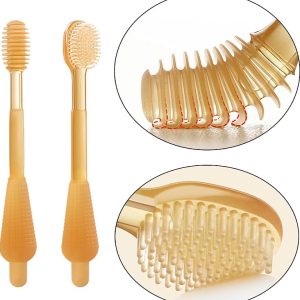 ست مسواک انگشتی با ماساژور لثه طرح هی اور شی He or sheچ