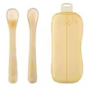 قاشق سیلیکونی 2 عددی قاب دار طرح هی اور شی HEORSHE