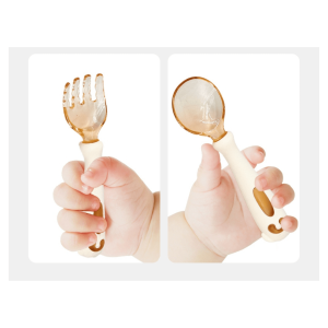 قاشق و چنگال انعطاف پذیر طرح هی اور شی he or she