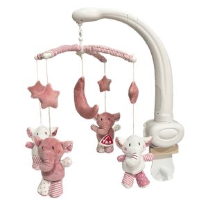 آویز تخت نوزاد موزیکال کوکی طرح فیل بیبی فان Baby Fun