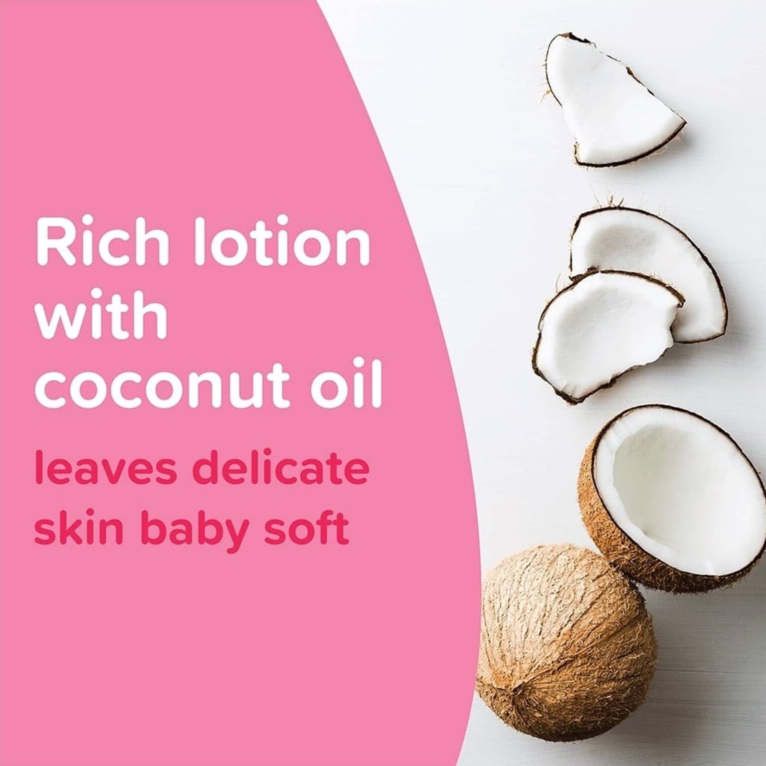 لوسیون بدن حاوی روغن نارگیل جانسون